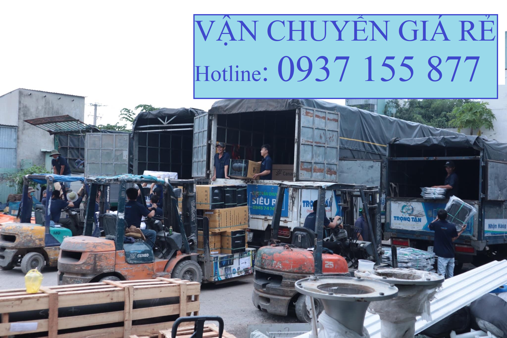 Đội xe chuyển hàng Sài Gòn đi Đà Nẵng