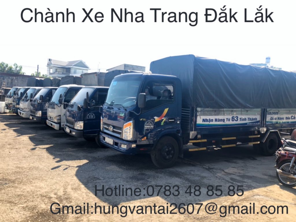 Chành Xe Vận Chuyển Hàng Giá Rẻ Nha Trang Đăk Lăk