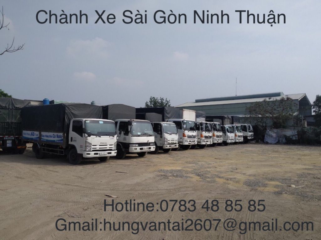 Đội Xe Vận Chuyển Hàng Giá Rẻ Sài Gòn Ninh Thuận