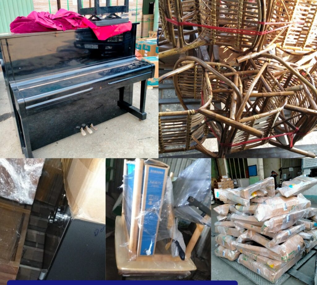 Xe tải chở hàng Vĩnh Phúc đi Bình Định Chuyển chở các mặt hàng