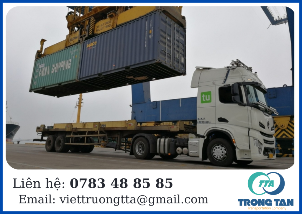 thuê xe đầu kéo container tại Hậu Giang