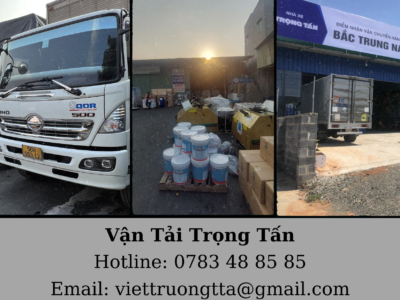 Xe chở hàng Hà Tĩnh đi Hậu Giang