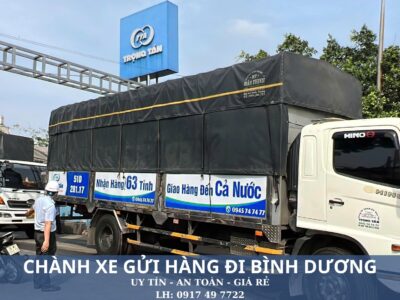 Chành xe gửi hàng đi Bình Dương