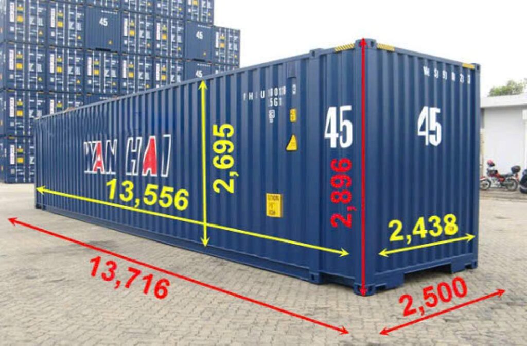 Kích Thước Thùng Xe Container