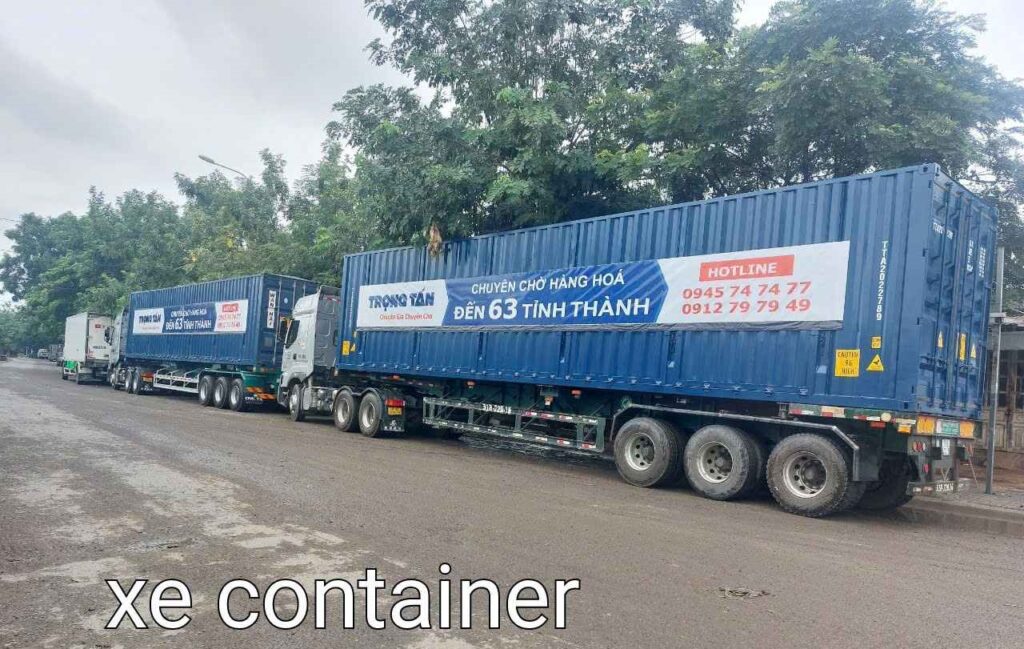 Cho Thuê Xe Container Chở Hàng Bắc Ninh