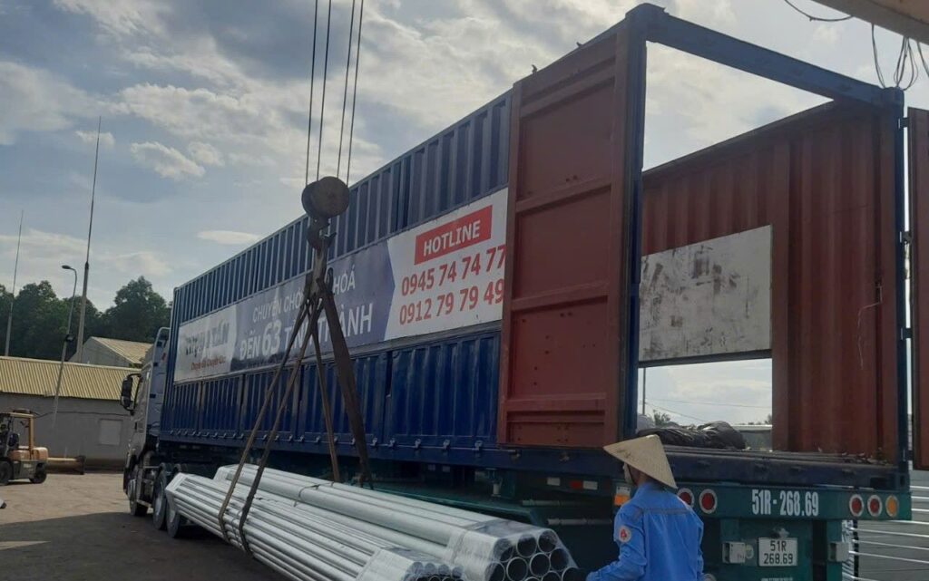 Cho Thuê Xe Container Chở Hàng Bắc Ninh