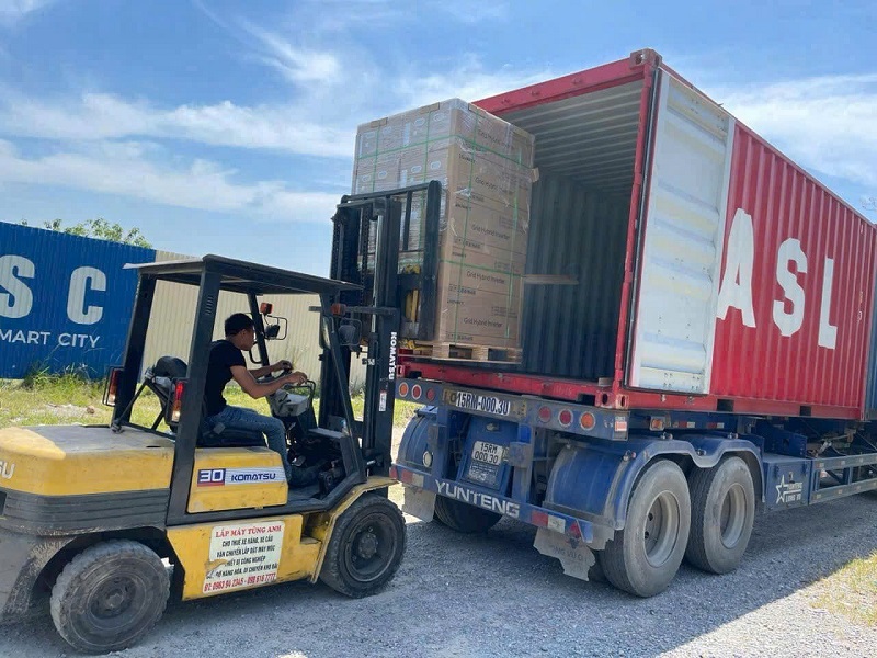 Dịch vụ cho thuê xe Container chở hàng Hải Phòng đi Bình Định chuyên nghiệp, an toàn.