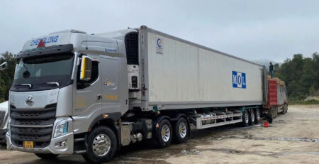 cho thuê xe Container chở hàng Bình Dương đi Hải Phòng