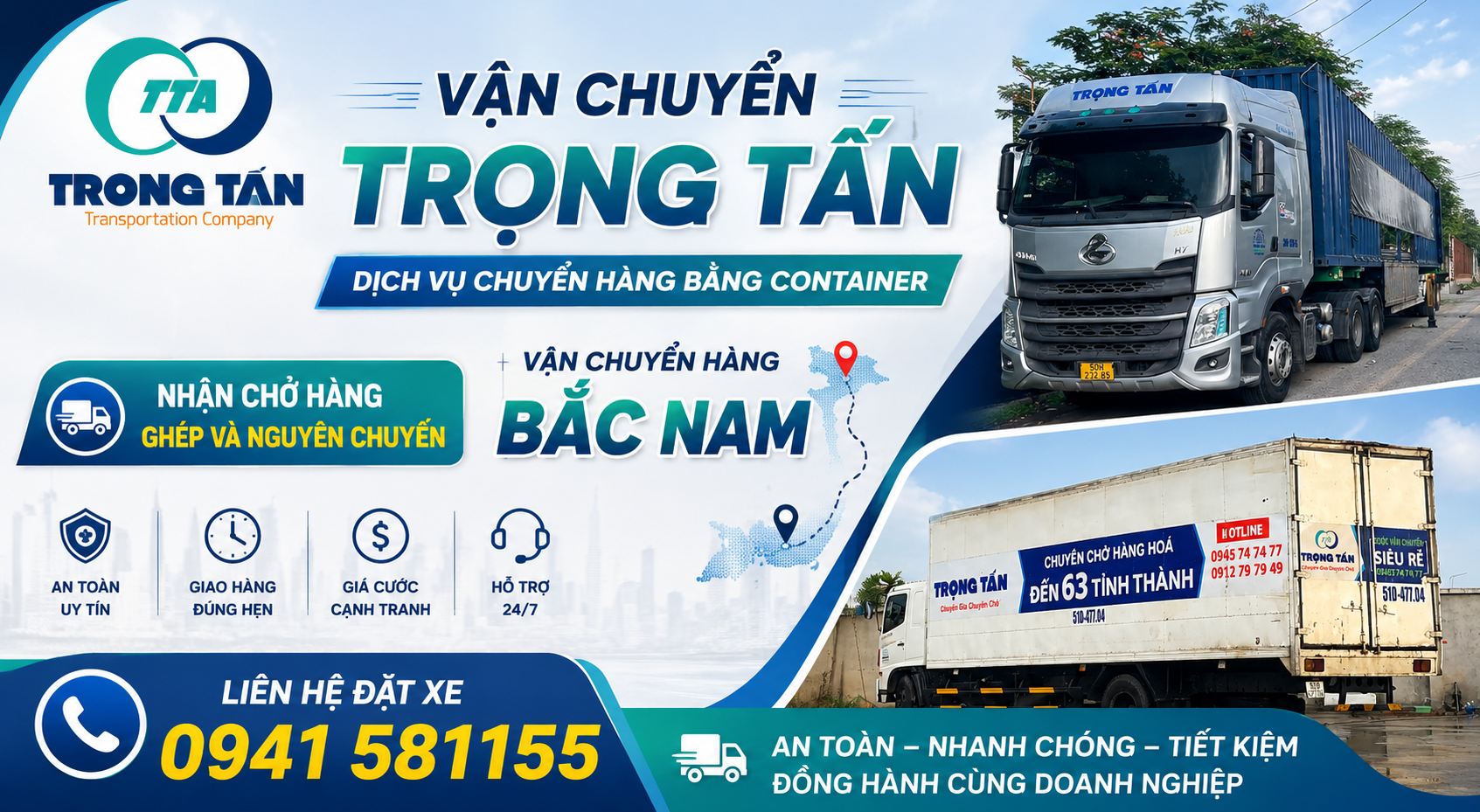 Dịch vụ cho thuê xe đầu kéo container chở hàng tải trọng lớn từ Long An đi Sơn La, đảm bảo quy trình vận chuyển an toàn, giao hàng đúng tiến độ, giải pháp logistics tối ưu chi phí cho các doanh nghiệp Bắc Nam. Cho-thue-xe-dau-keo-container-cho-hang-Long-An-di-Son-La