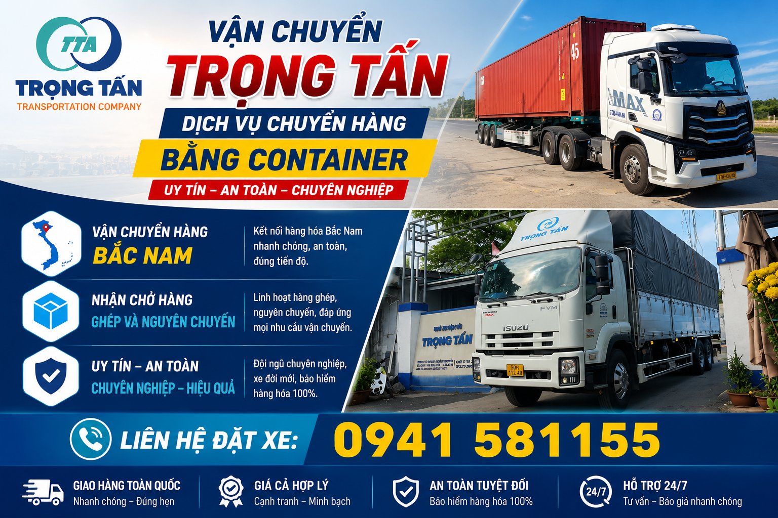 Cho thuê xe đầu kéo container chở hàng nguyên chuyến từ Long An đi Phú Thọ nhanh chóng, an toàn, giá cạnh tranh, giao nhận đúng hẹn, vận chuyển chuyên nghiệp toàn quốc Cho-thue-xe-dau-keo-container-cho-hang-di-Phu-Tho