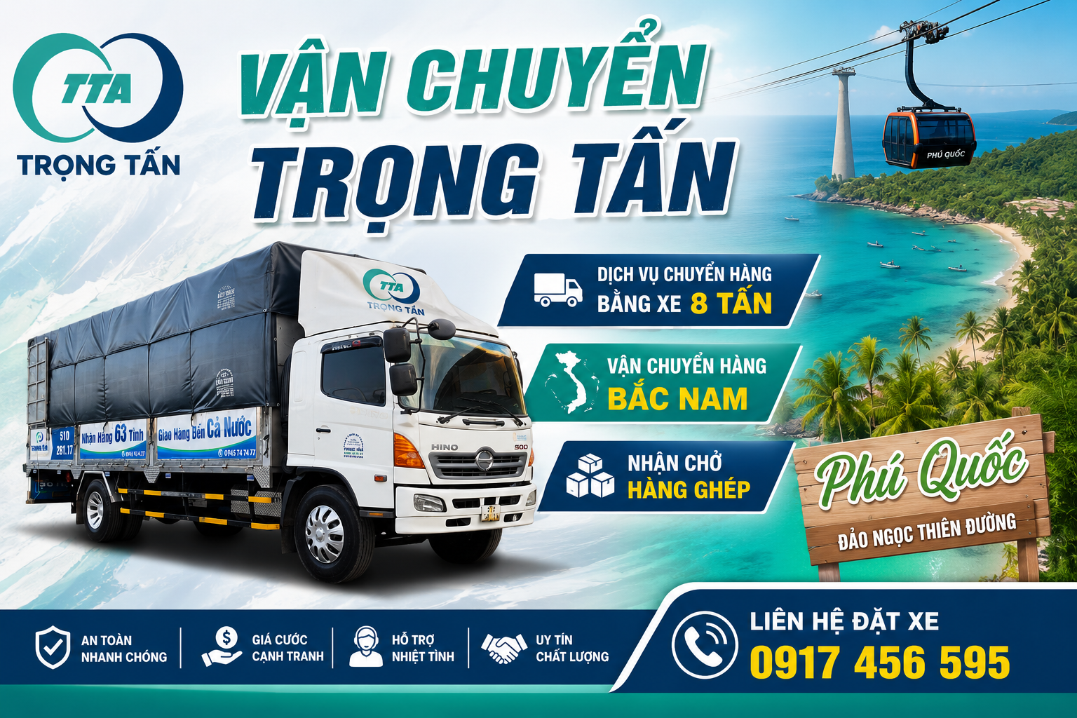 Dịch vụ cho thuê xe tải 8 tấn Đồng Nai đi Phú Quốc nhận hàng ghép, hàng nguyên chuyến, giao nhận tận nơi, vận chuyển an toàn, đúng tiến độ với chi phí hợp lý. cho-thue-xe-tai-8-tan-dong-nai-di-phu-quoc