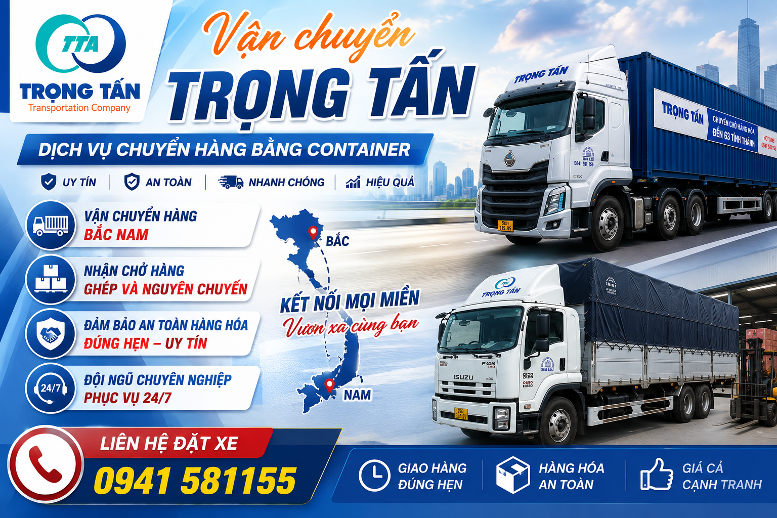 Cho thuê xe đầu kéo kéo theo thùng container tải trọng lớn phục vụ nhu cầu chở các loại hàng hóa cồng kềnh chạy suốt tuyến từ Vũng Tàu ra đến Thái Nguyên Cho-thue-xe-dau-keo-container-cho-hang-Vung-Tau-di-Thai-Nguyen