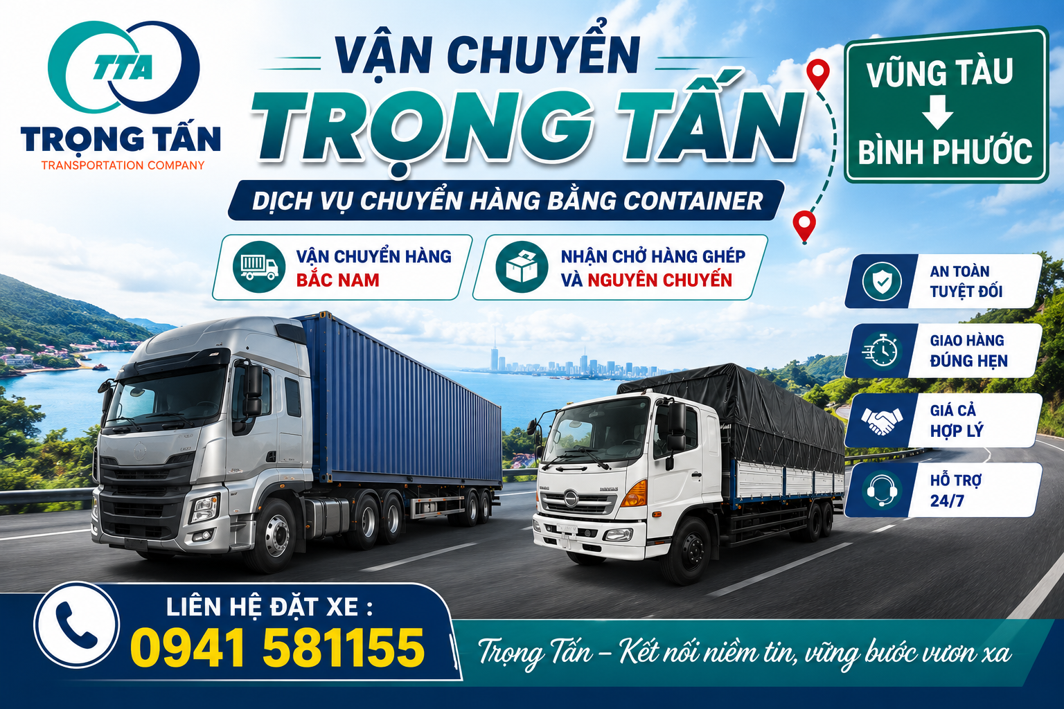 Dịch vụ cho thuê xe đầu kéo container chở hàng từ Vũng Tàu đi Bình Phước giúp doanh nghiệp tối ưu chi phí cước vận chuyển, đảm bảo giao nhận an toàn và đúng tiến độ. Cho-thue-xe-dau-keo-container-cho-hang-Vung-Tau-Binh-Phuoc