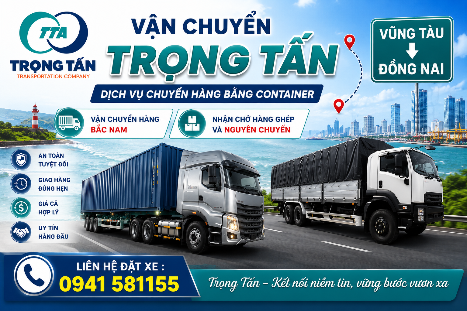 Dịch vụ cho thuê xe đầu kéo container chở hàng uy tín từ Vũng Tàu đi Đồng Nai, đảm bảo vận chuyển an toàn, đúng tiến độ giao nhận hàng cho các doanh nghiệp. Cho-thue-xe-dau-keo-container-cho-hang-Vung-Tau-Dong-Nai