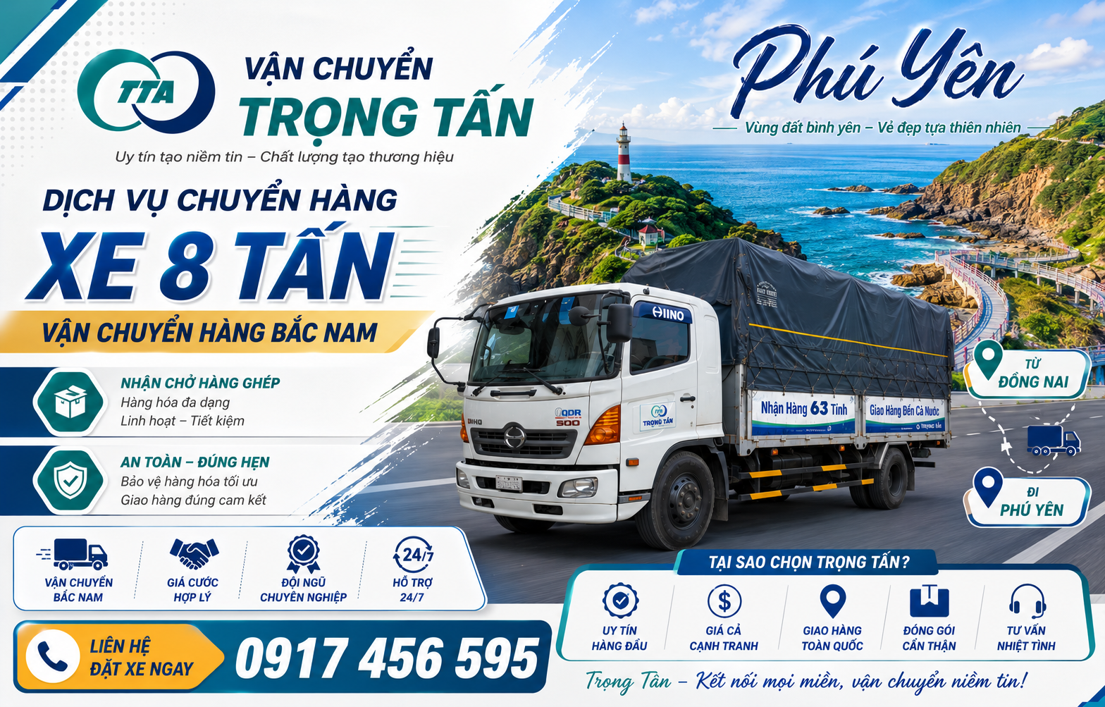 Dịch vụ cho thuê xe tải 8 tấn Đồng Nai đi Phú Yên nhận vận chuyển đa dạng hàng hóa, giao nhận đúng hẹn, chằng buộc cẩn thận và tối ưu chi phí vận chuyển. cho-thue-xe-tai-8-tan-dong-nai-di-phu-yen