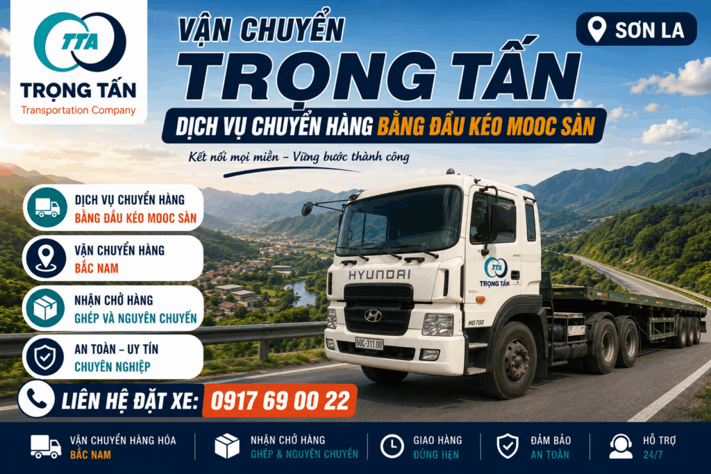 Cho thuê xe đầu kéo mooc sàn Tây Ninh đi Sơn La chuyên vận chuyển máy móc thiết bị công nghiệp kết cấu thép hàng siêu trường siêu trọng an toàn đúng tiến độ cho-thue-xe-dau-keo-mooc-san-tay-ninh-di-son-la