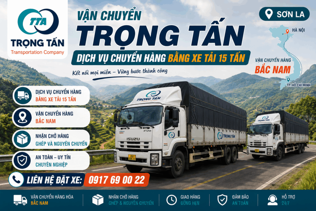 Cho thuê xe tải 15 tấn Tây Ninh đi Sơn La chuyên vận chuyển hàng hóa hàng ghép hàng nguyên chuyến giao nhận tận nơi an toàn đúng tiến độ cho-thue-xe-tai-15-tan-tay-ninh-di-son-la