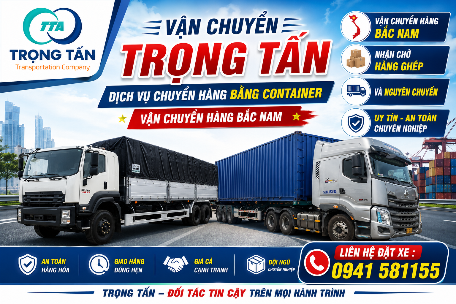 Xe đầu kéo container chở hàng tuyến Vũng Tàu đi Ninh Bình uy tín, giúp chủ hàng tiết kiệm tối đa cước phí logistics và luôn luôn bảo đảm bàn giao đúng hẹn. Cho-thue-xe-dau-keo-container-cho-hang-Vung-Tau-Ninh-Binh