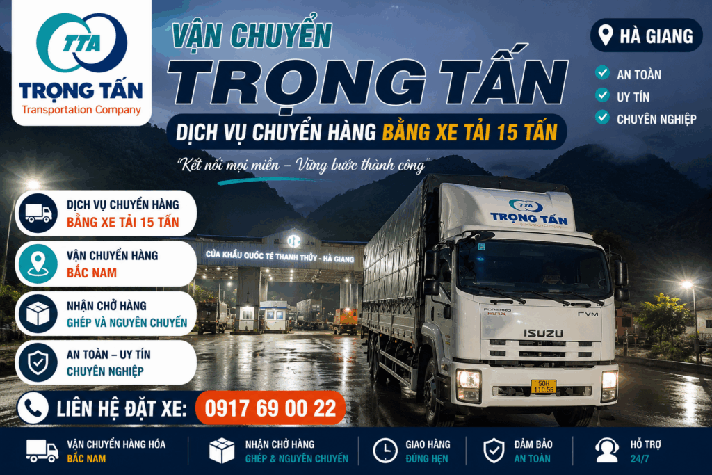 Cho thuê xe tải 15 tấn Tây Ninh đi Hà Giang chuyên vận chuyển hàng công nghiệp, máy móc, vật liệu xây dựng và hàng sản xuất an toàn, đúng tiến độ, giá tốt cho-thue-xe-tai-15-tan-tay-ninh-di-ha-giang
