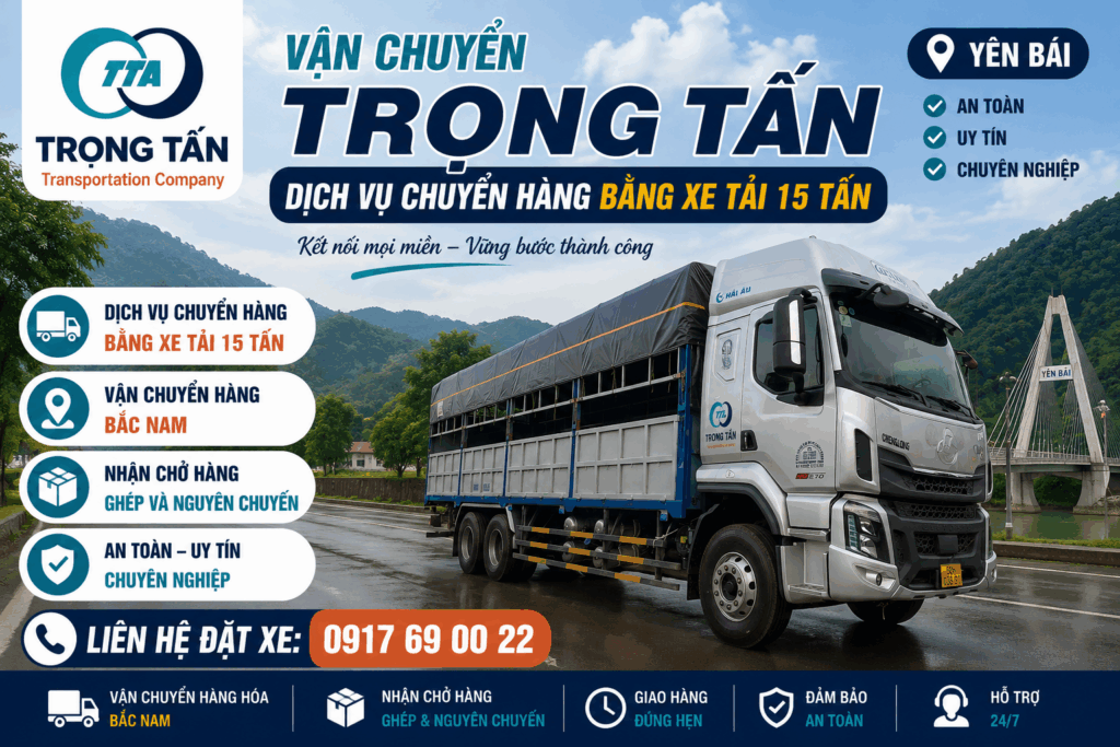 Dịch vụ cho thuê xe tải 15 tấn vận chuyển hàng công nghiệp hàng tiêu dùng vật liệu xây dựng và máy móc từ Tây Ninh đi Yên Bái an toàn đúng tiến độ cho-thue-xe-tai-15-tan-tay-ninh-di-yen-bai
