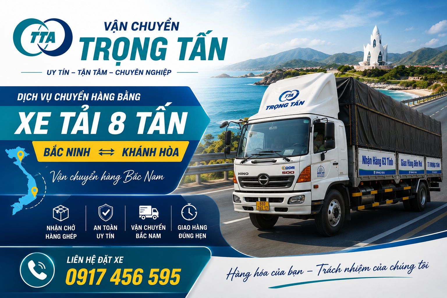 cho-thue-xe-tai-van-chuyen-hang-bac-ninh-di-nha-trang
