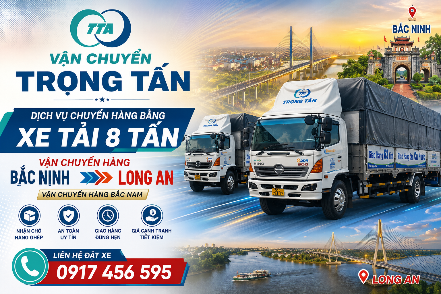 cho-thue-xe-tai-8-tan-van-chuyen-hang-bac-ninh-di-long-an