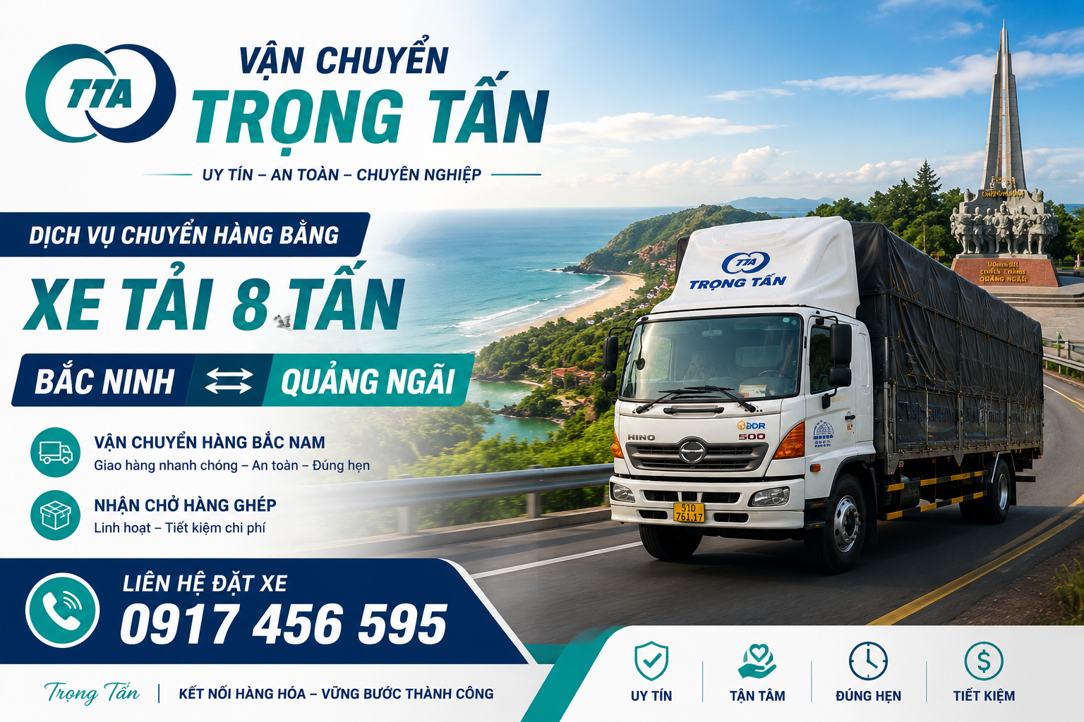 Xe tải 8 tấn nhận hàng tại Bắc Ninh, vận chuyển đường dài đến Quảng Ngãi và giao tận nơi theo lịch đã thống nhất. cho-thue-xe-tai-8-tan-van-chuyen-hang-bac-ninh-di-quang-ngai
