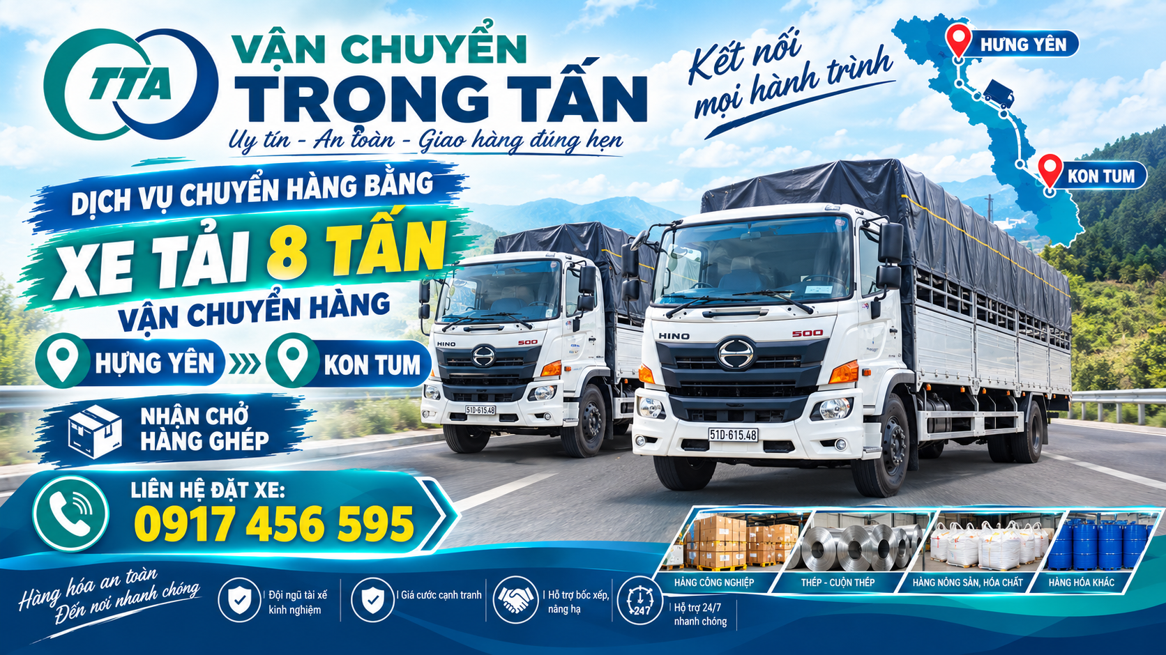 cho-thue-xe-tai-8-tan-cho-hang-hung-yen-di-kon-tum