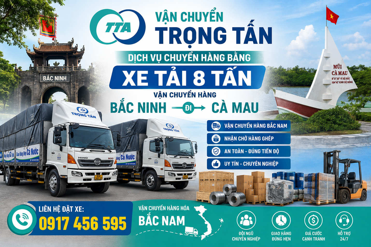cho-thue-xe-tai-8-tan-van-chuyen-hang-bac-ninh-di-ca-mau