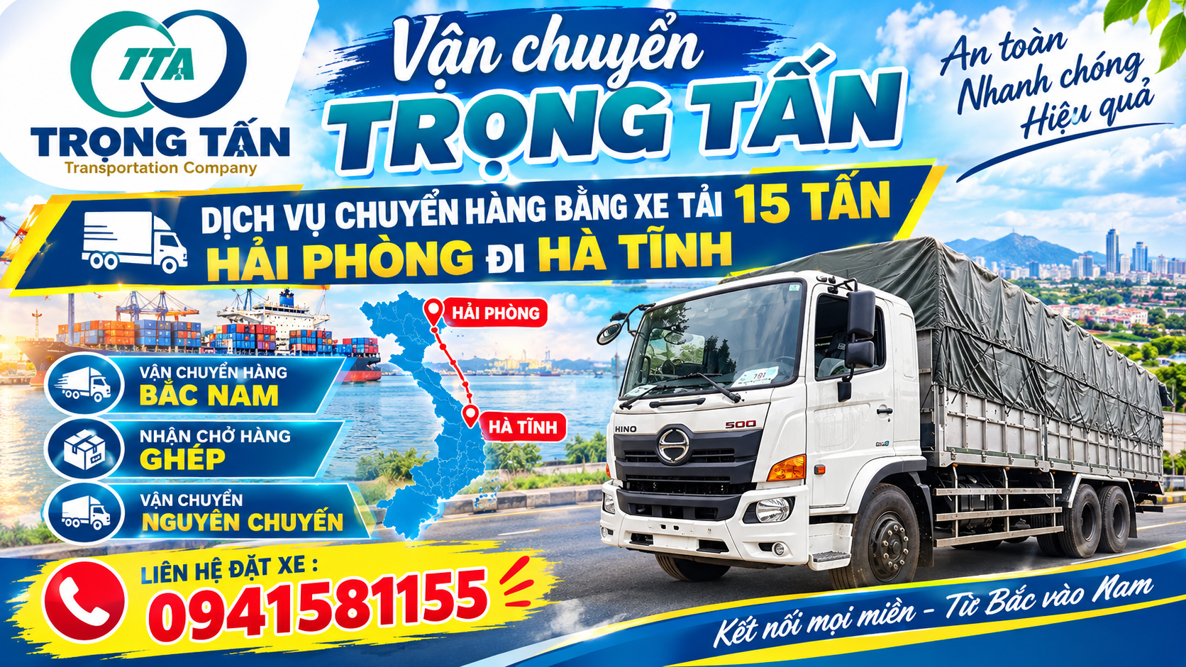 Dịch vụ cho thuê xe 15 tấn chở hàng từ Hải Phòng đi Hà Tĩnh uy tín chuyên nghiệp giúp doanh nghiệp vận chuyển hàng hóa an toàn nhanh chóng và tối ưu chi phí Dich-vu-cho-thue-xe-15-tan-cho-hang-tu-Hai-Phong-di-Ha-Tinh