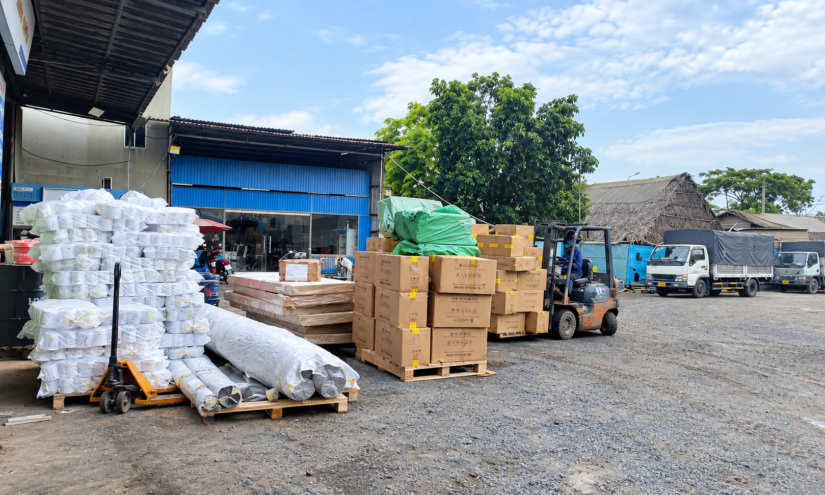 Cách tính mét xe phù hợp với hàng nhà máy, pallet nhiều kiện và hàng nhẹ nhưng chiếm nhiều diện tích thùng xe. hang-nha-may-pallet-va-hang-nhe-chiem-dien-tich-phu-hop-tinh-cuoc-theo-met-xe