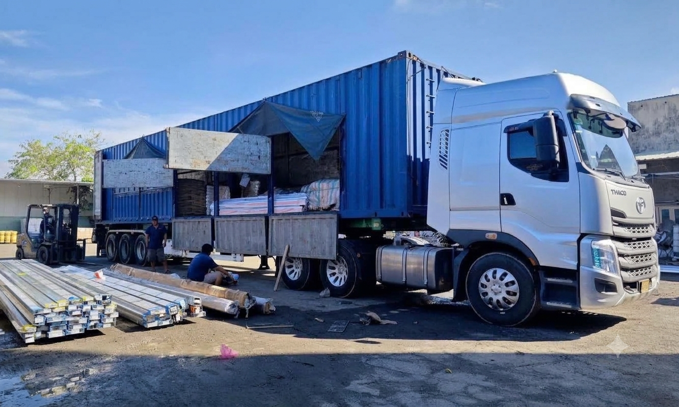 Nhận chở máy móc, vật tư, thiết bị và hàng công nghiệp từ Hưng Yên đi Kon Tum, giao tại kho, nhà máy hoặc công trình theo yêu cầu. van-chuyen-hang-cong-nghiep-may-moc-va-vat-tu-bang-xe-dau-keo-hung-yen-di-kon-tum