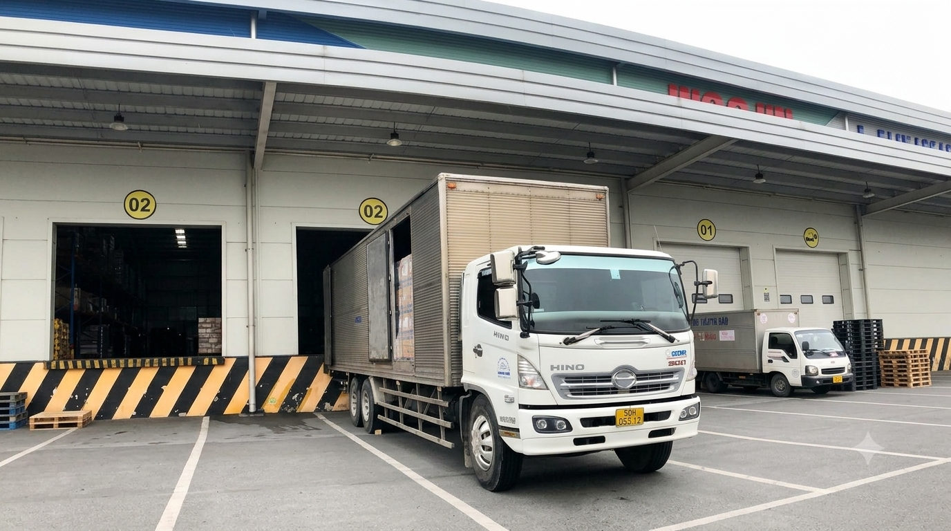 Chuẩn bị thông tin hàng hóa, sắp xếp khu vực bốc hàng và kiểm đếm số lượng, tình trạng hàng trước khi xe rời kho để quá trình vận chuyển và giao nhận diễn ra thuận tiện. chuan-bi-hang-hoa-bo-tri-boc-xep-va-kiem-dem-truoc-khi-van-chuyen-tu-vinh-phuc