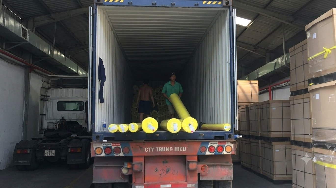 xe-dau-keo-container-van-chuyen-hang-cong-nghiep-may-moc-vat-tu-va-hang-pallet-so-luong-lon