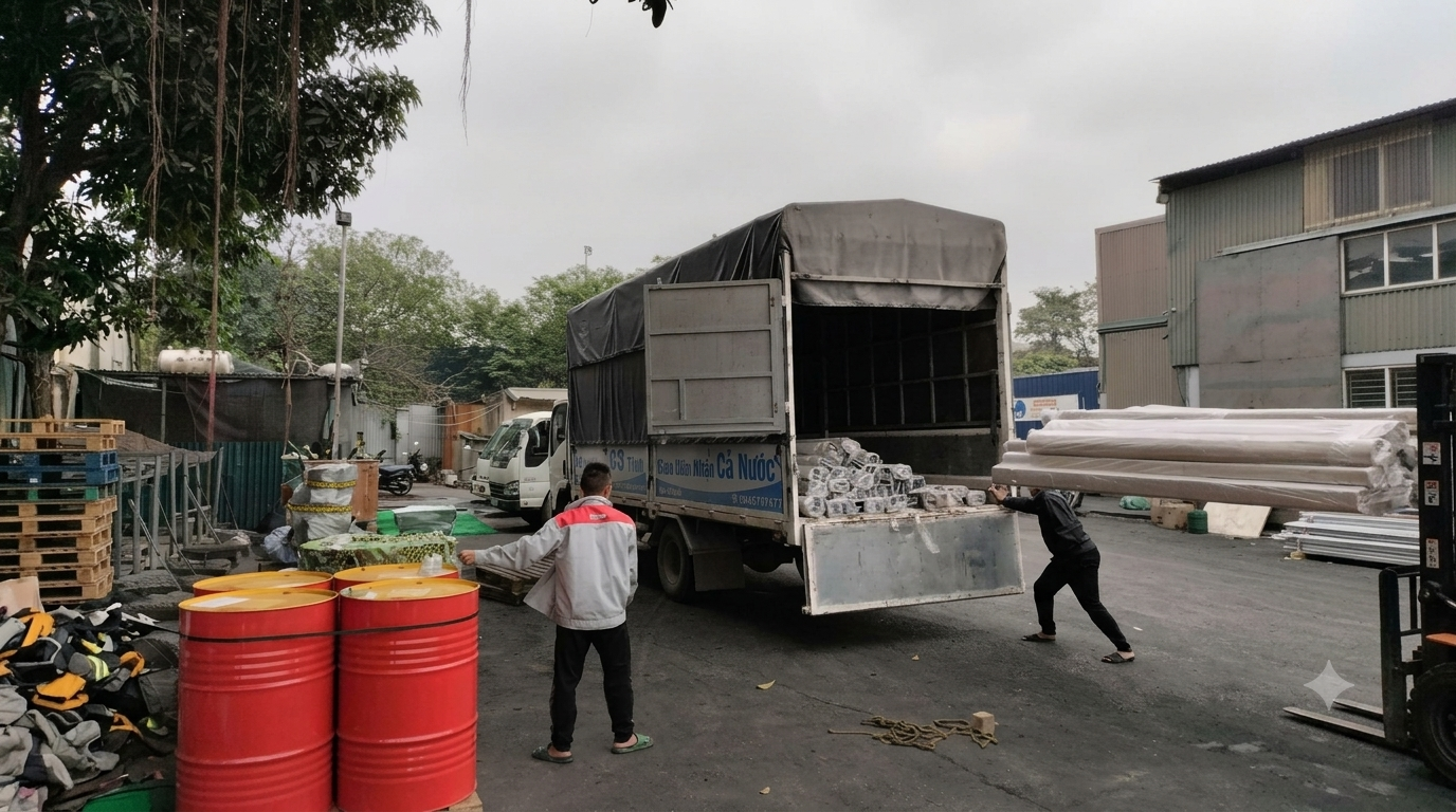 Xe tải 8 tấn nhận vận chuyển máy móc, linh kiện, vật liệu xây dựng, nội thất, hàng khô và hàng tiêu dùng từ Vĩnh Phúc đi Quảng Ngãi, tùy theo đặc điểm hàng hóa và yêu cầu giao nhận. xe-tai-8-tan-cho-hang-cong-nghiep-vat-lieu-xay-dung-hang-tieu-dung-di-quang-ngai