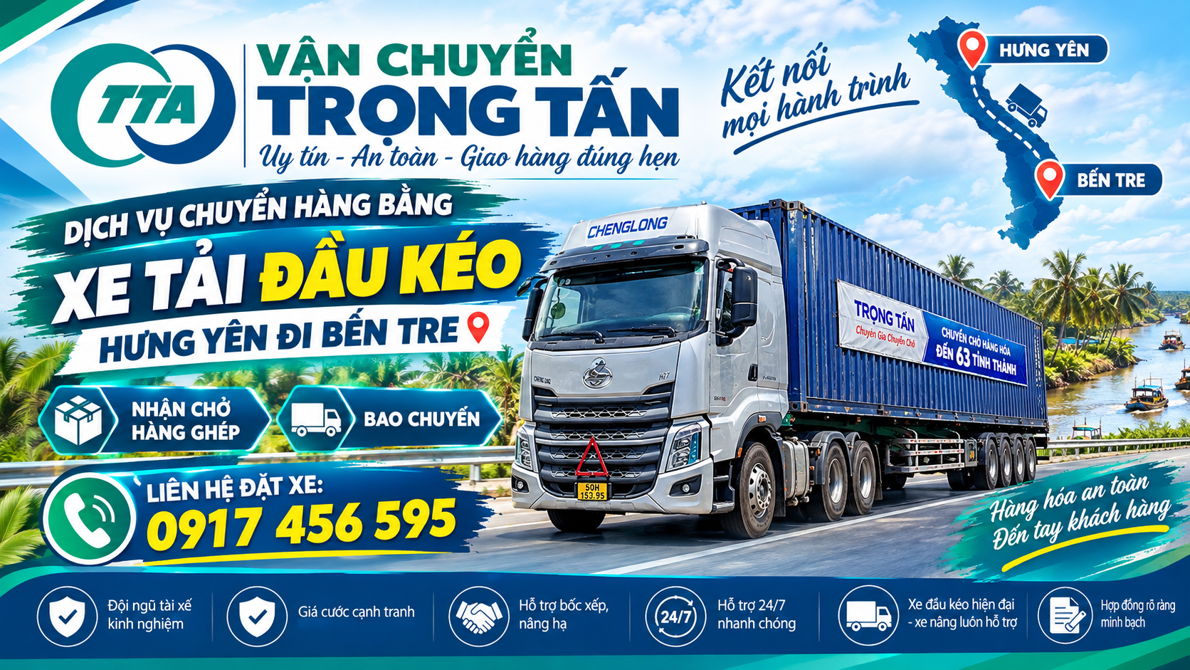 cho-thue-xe-dau-keo-container-cho-hang-tu-hung-yen-di-ben-tre