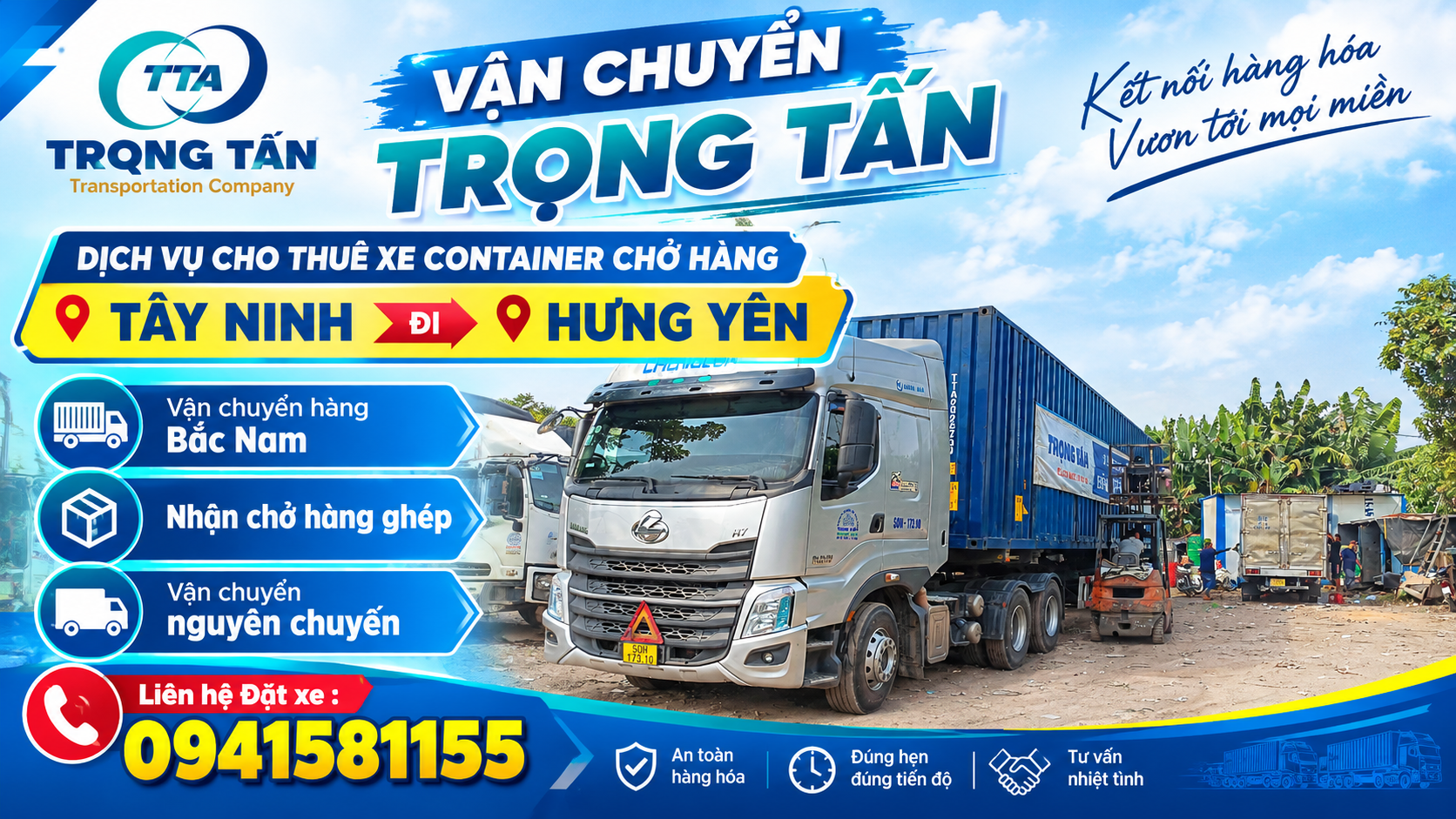 Dịch vụ cho thuê xe container chở hàng Tây Ninh đi Hưng Yên, nhận vận chuyển hàng công nghiệp, máy móc, linh kiện và nguyên vật liệu phục vụ sản xuất. Cho-thue-xe-container-cho-hang-Tay-Ninh-di-Hung-Yen